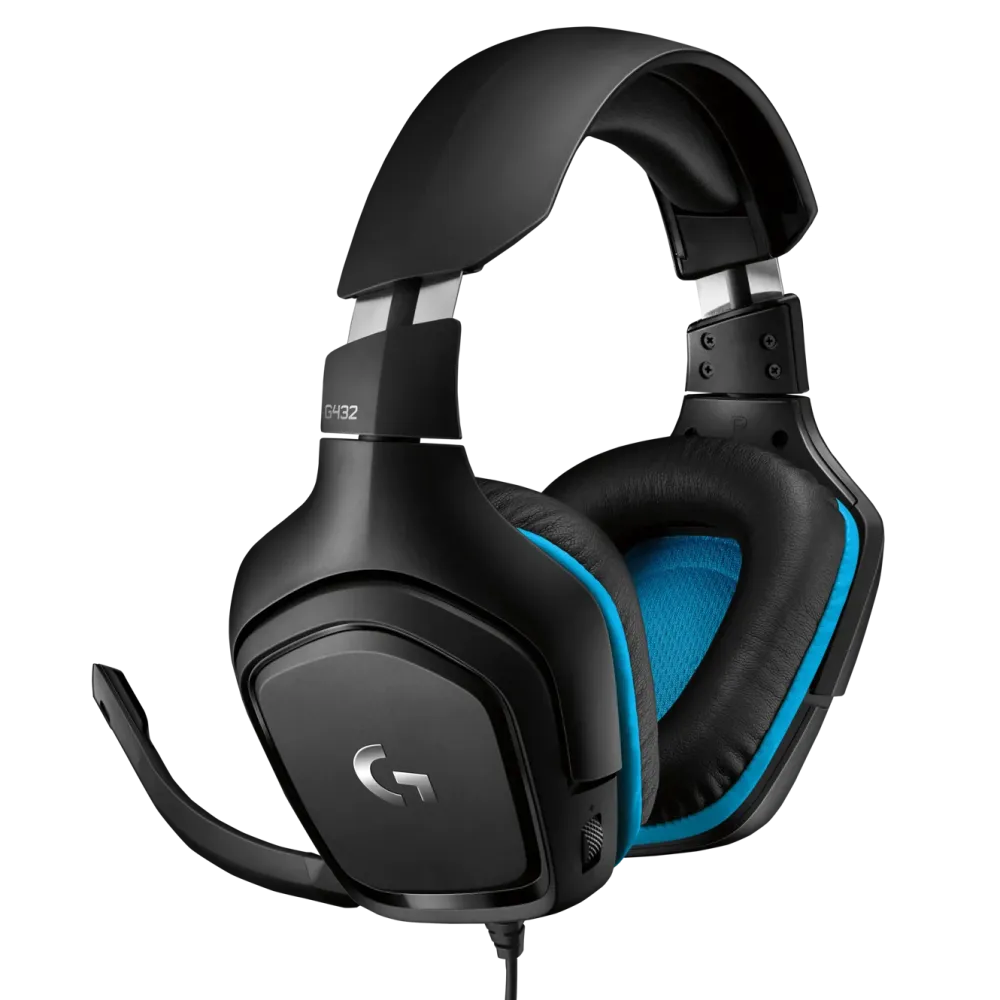 Logitech G Gaming Hodetelefoner|432 Gamingheadset med surroundlyd