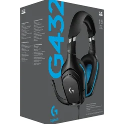 Logitech G Gaming Hodetelefoner|432 Gamingheadset med surroundlyd