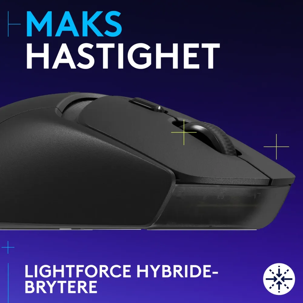Logitech G Gaming Mus|Datamus|G309 Lightspeed Trådløs datamus