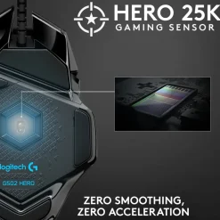 Logitech G Gaming Mus|Datamus|502 Hero Profesjonell gamingmus