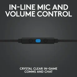 Logitech G Gaming Hodetelefoner|Hodetelefoner Og Hodesett|333 In-ear-gaminghodetelefoner Svart