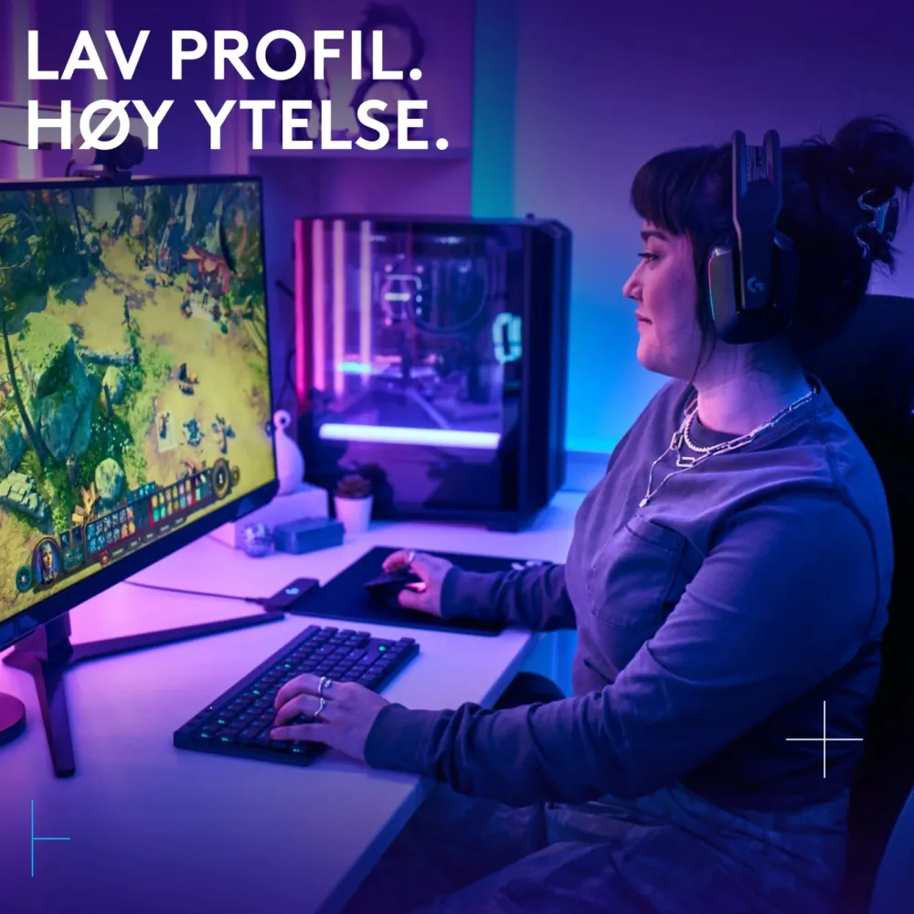 Logitech Tastatur|Gaming Tastatur|G515 Lightspeed TKL Trådløst gamingtastatur