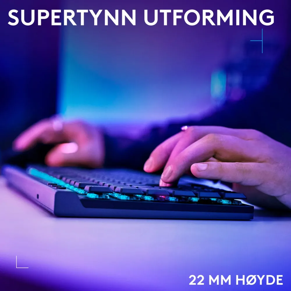 Logitech Tastatur|Gaming Tastatur|G515 Lightspeed TKL Trådløst gamingtastatur
