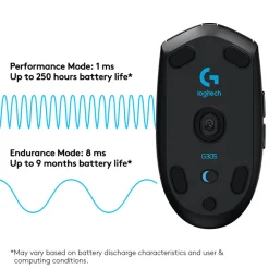 Logitech G Gaming Mus|Datamus|305 Lightspeed Trådløs gamingmus