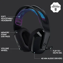 Logitech G Dataheadset|Gaming Hodetelefoner|535 Lightspeed Trådløst gamingheadset