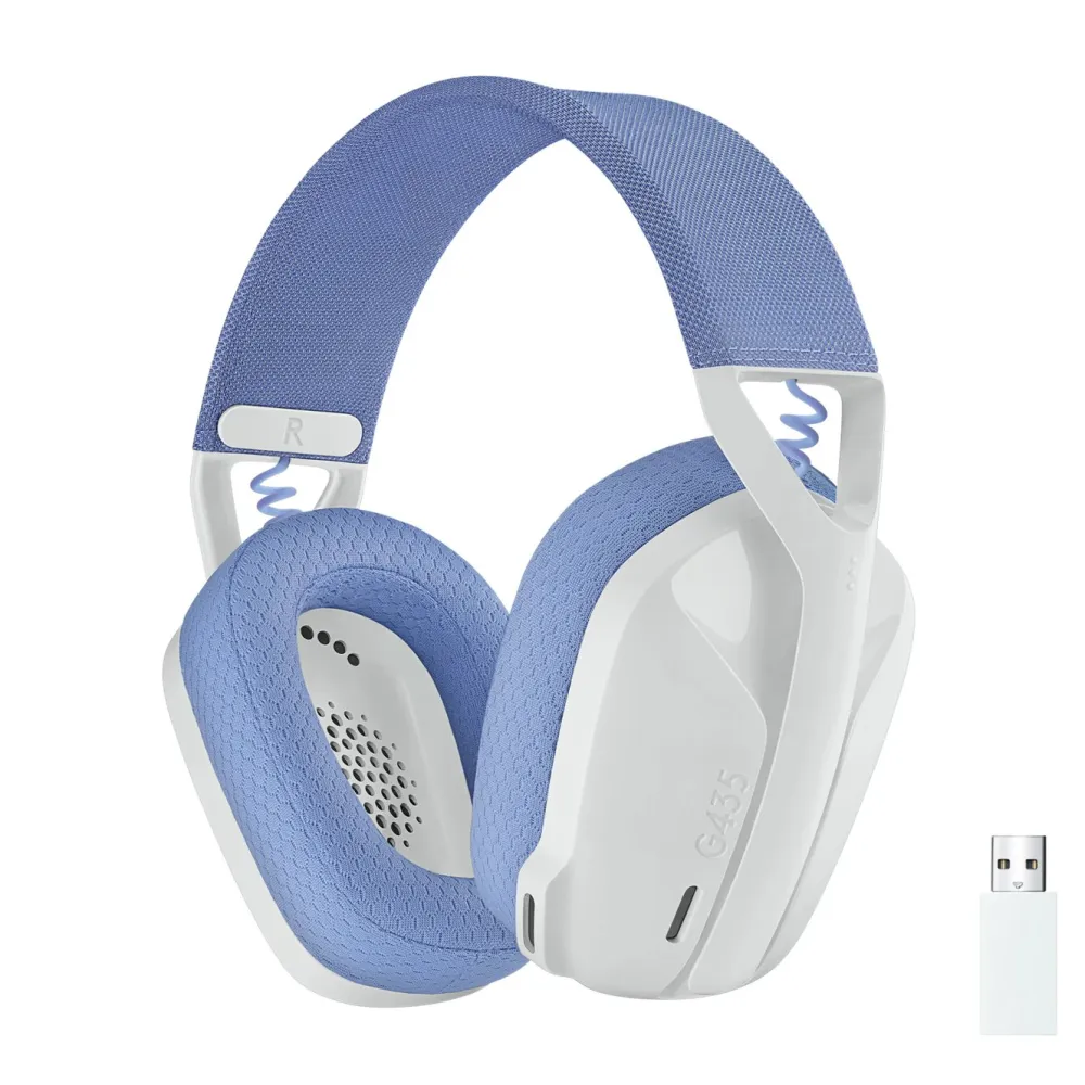 Logitech G Dataheadset|Gaming Hodetelefoner|435 Lightspeed Trådløst gamingheadset