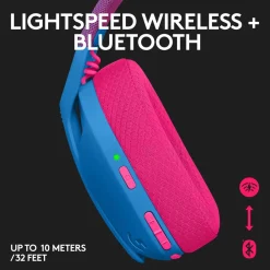 Logitech G Dataheadset|Gaming Hodetelefoner|435 Lightspeed Trådløst gamingheadset
