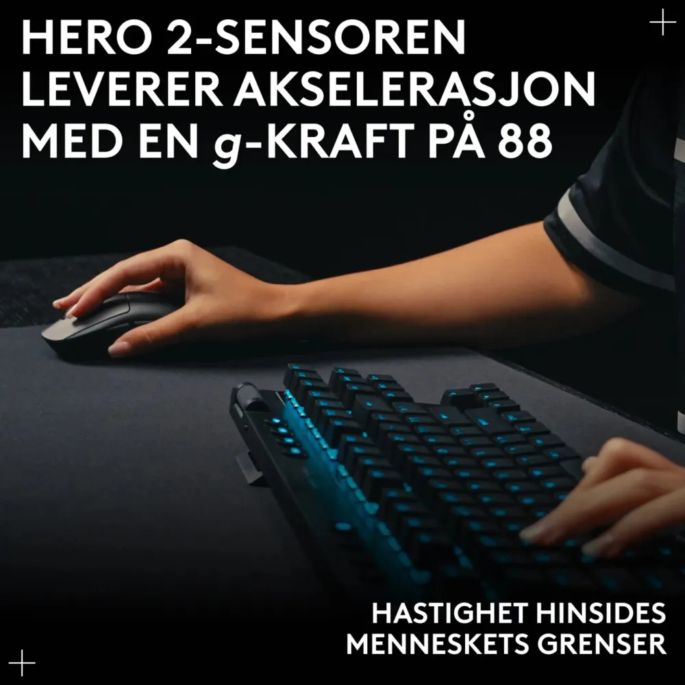 Logitech G Gaming Mus|Datamus|Pro 2 Trådløs gamingmus for proffer