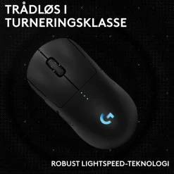 Logitech G Gaming Mus|Datamus|Pro 2 Trådløs gamingmus for proffer