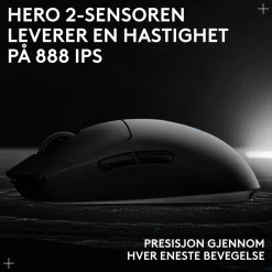 Logitech G Gaming Mus|Datamus|Pro 2 Trådløs gamingmus for proffer