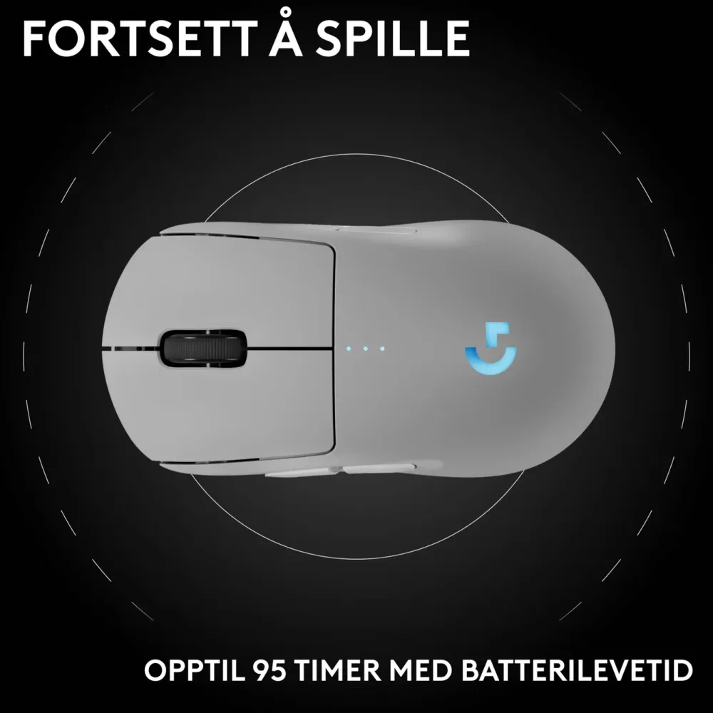 Logitech G Gaming Mus|Datamus|Pro 2 Trådløs gamingmus for proffer