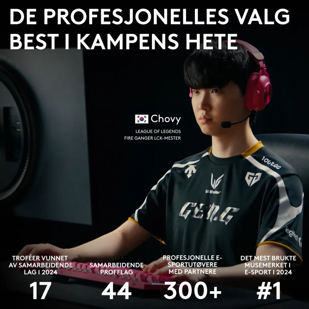 Logitech G Gaming Mus|Datamus|Pro 2 Trådløs gamingmus for proffer