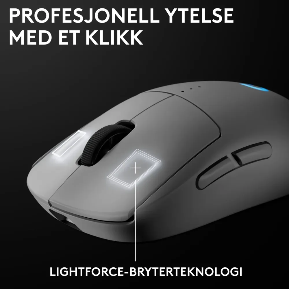 Logitech G Gaming Mus|Datamus|Pro 2 Trådløs gamingmus for proffer