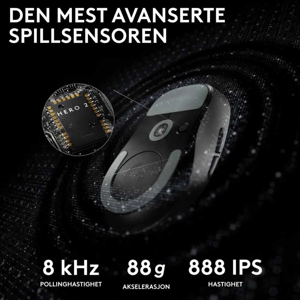 Logitech G Datamus|Skjermbeskytter Og Deksel|Pro X Superlight 2 Trådløs mus
