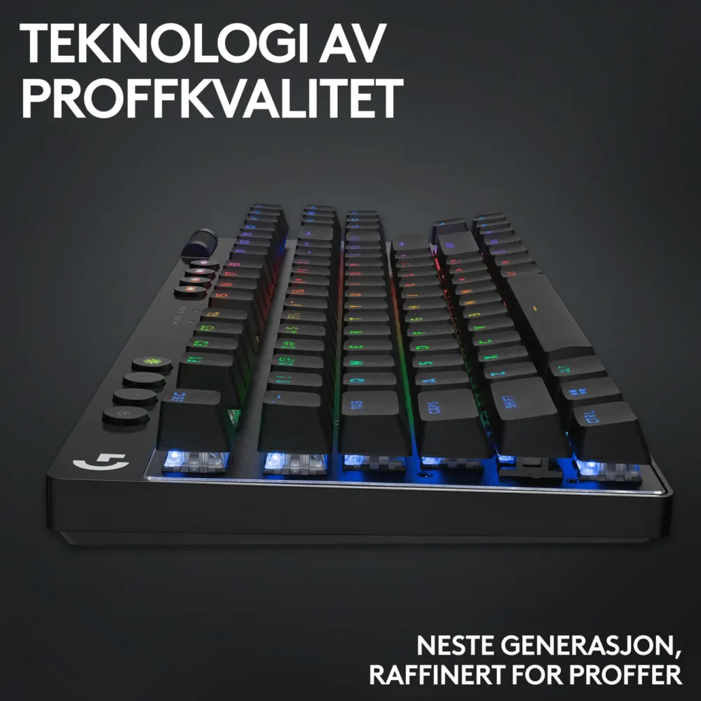 Logitech G Tastatur|Gaming Tastatur|Pro X TKL Lightspeed Gamingtastatur