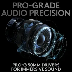 Logitech G Dataheadset|Gaming Hodetelefoner|Pro X Wireless Trådløst gamingheadset