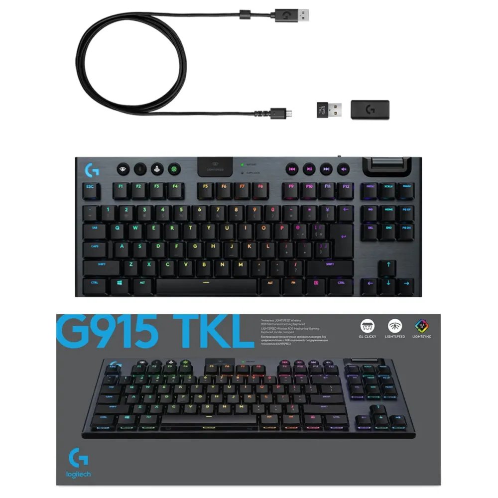 Logitech G Tastatur|Gaming Tastatur|915 TKL Mekanisk tastatur