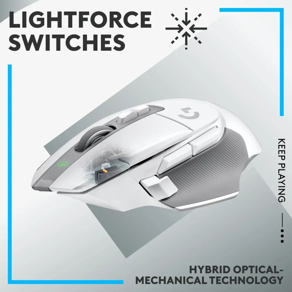Logitech G Gaming Mus|Datamus|502 X Lightspeed Trådløs gamingmus