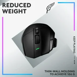 Logitech G Gaming Mus|Datamus|502 X Plus Trådløs gamingmus Svart