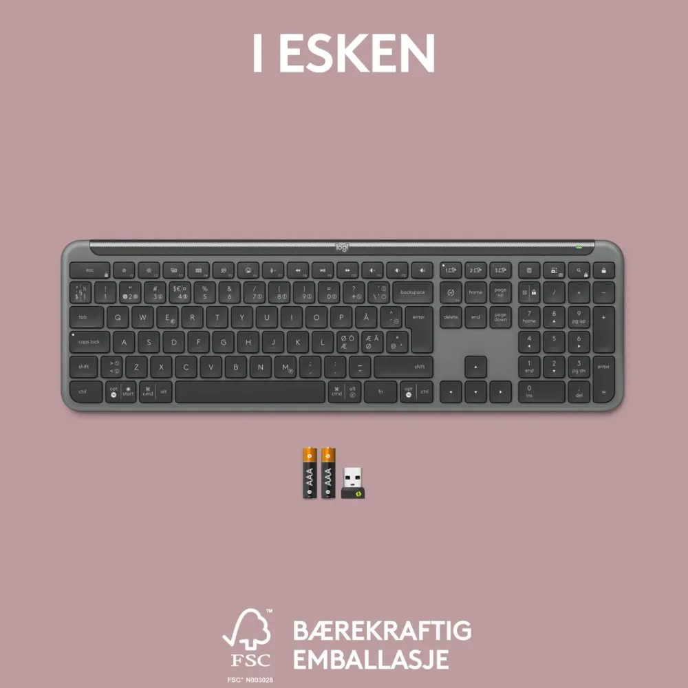 Logitech Tastatur|Gaming Tastatur|K950 Signature Slim Trådløst tastatur