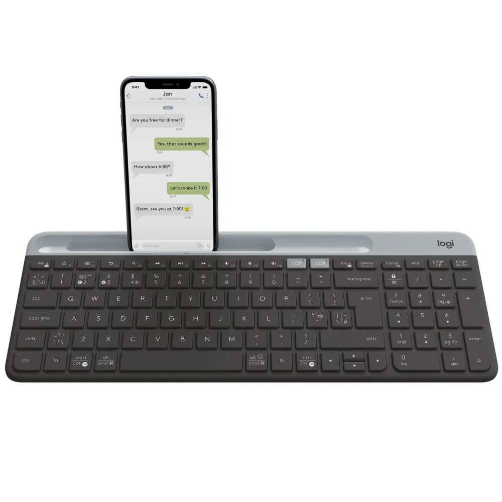 Logitech Tastatur|Gaming Tastatur|K580 Slim Trådløst tastatur