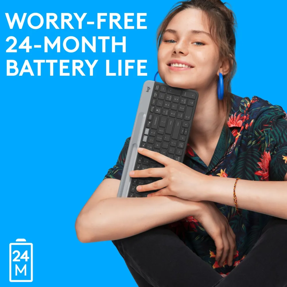 Logitech Tastatur|Gaming Tastatur|K580 Slim Trådløst tastatur