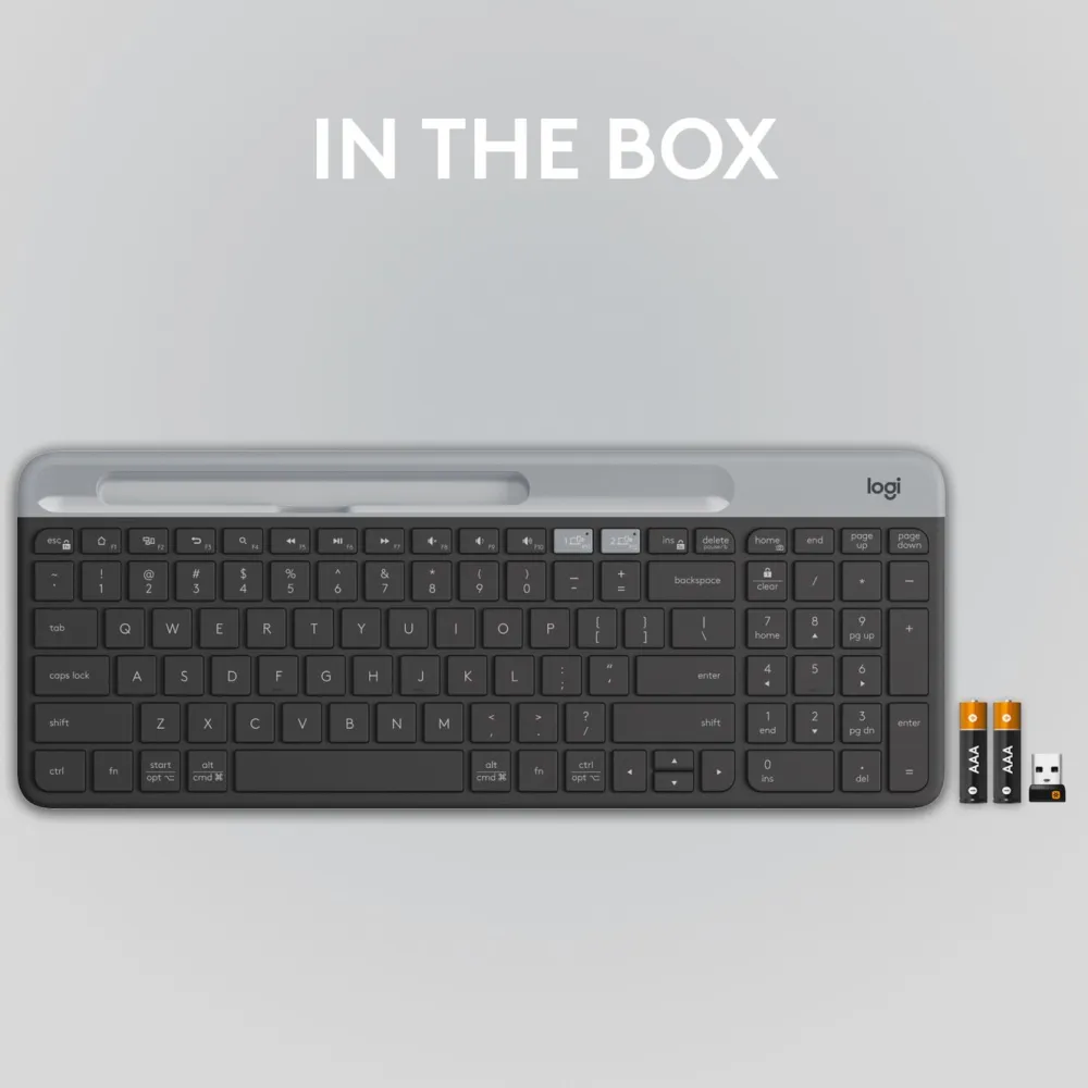 Logitech Tastatur|Gaming Tastatur|K580 Slim Trådløst tastatur