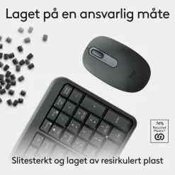 Logitech Tastatur|Gaming Tastatur|MK250 Trådløst tastatur med mus