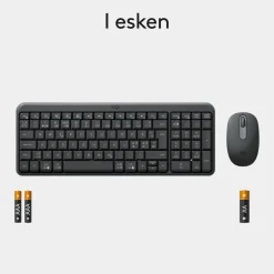 Logitech Tastatur|Gaming Tastatur|MK250 Trådløst tastatur med mus
