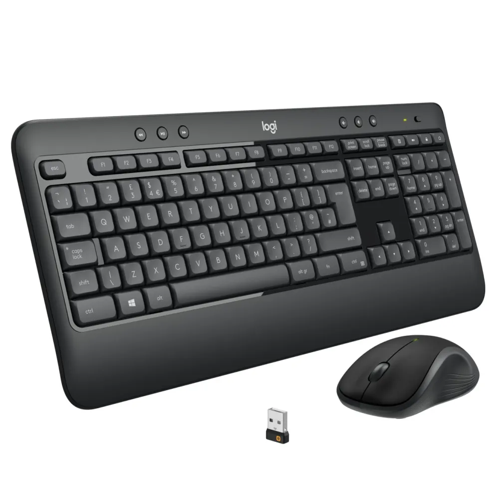 Logitech Tastatur|Gaming Tastatur|MK540 Trådløst tastatur og mus