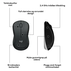 Logitech Tastatur|Gaming Tastatur|MK540 Trådløst tastatur og mus