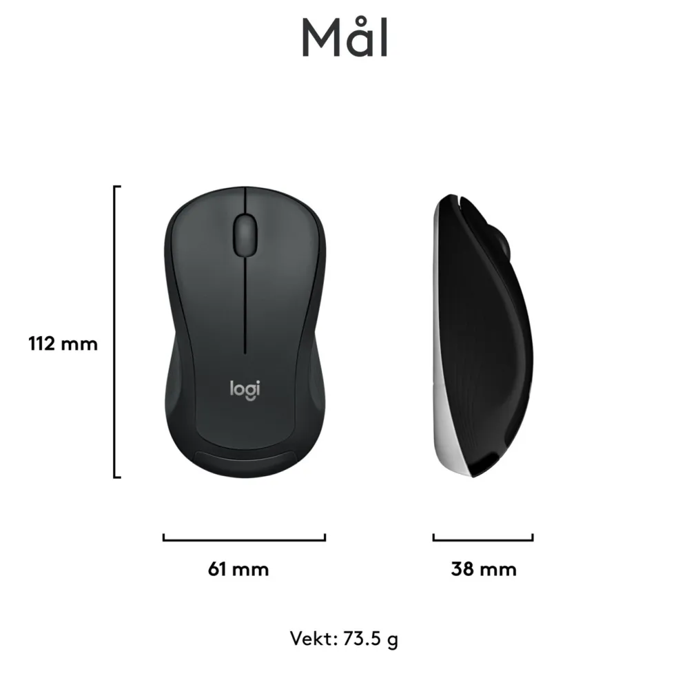 Logitech Tastatur|Gaming Tastatur|MK540 Trådløst tastatur og mus