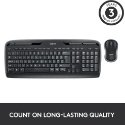 Logitech Tastatur|Gaming Tastatur|MK330 trådløst tastatur og mus