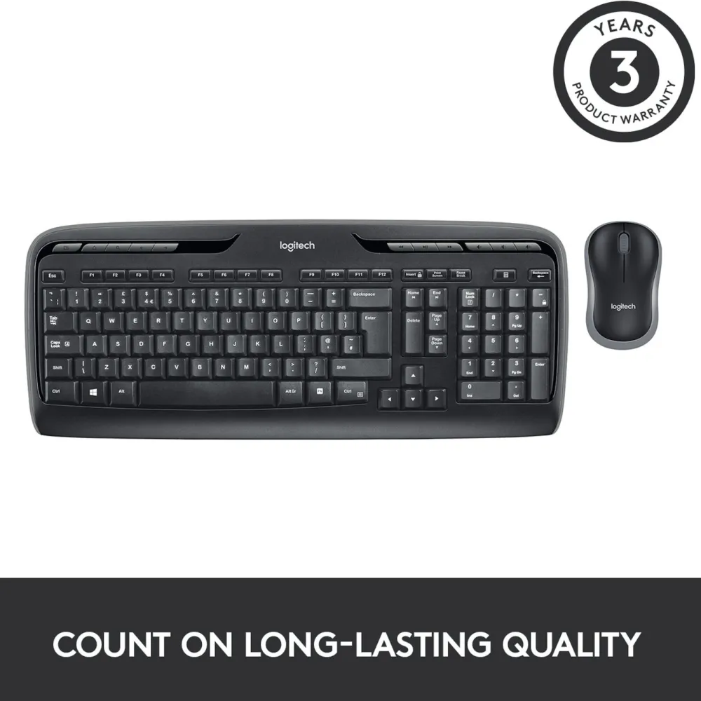 Logitech Tastatur|Gaming Tastatur|MK330 trådløst tastatur og mus
