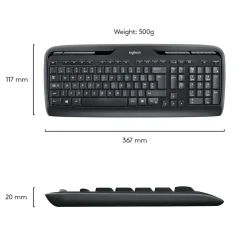 Logitech Tastatur|Gaming Tastatur|MK330 trådløst tastatur og mus