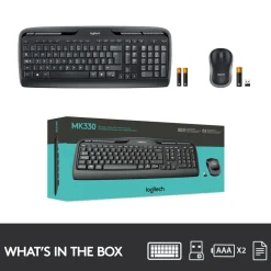 Logitech Tastatur|Gaming Tastatur|MK330 trådløst tastatur og mus