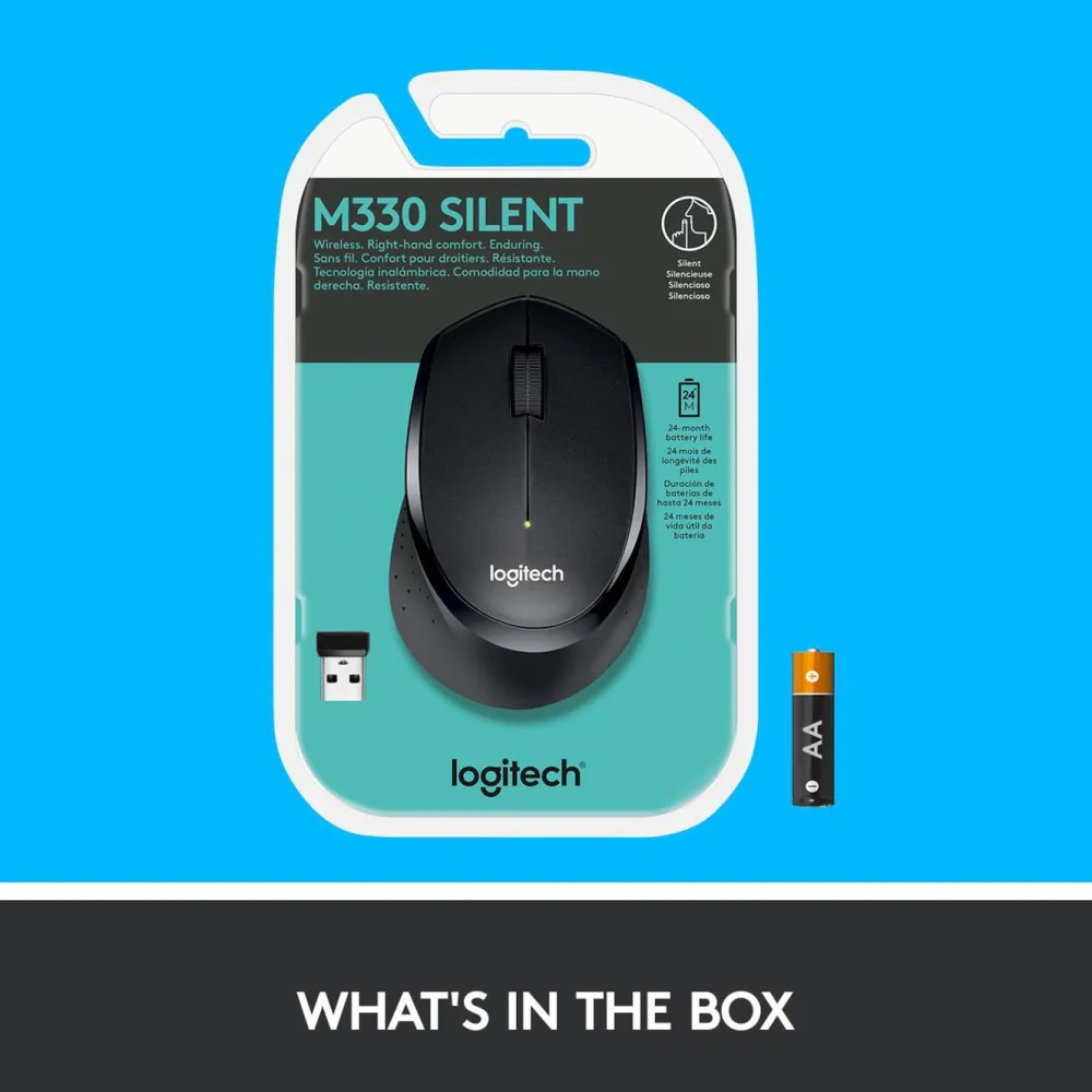 Logitech Datamus|M330 Silent Stille trådløs mus