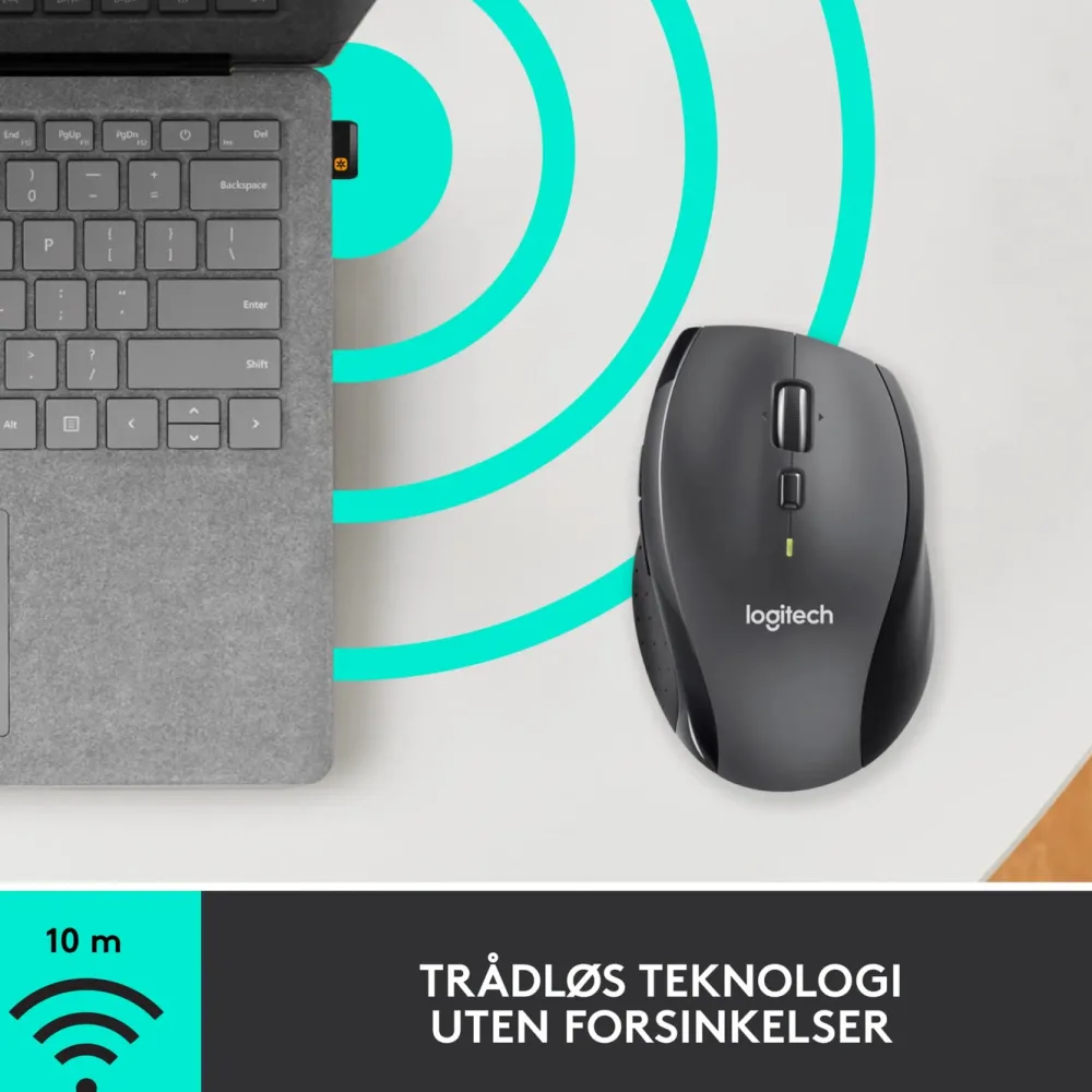 Logitech Datatilbehør|Ergonomi|M705 trådløs datamus