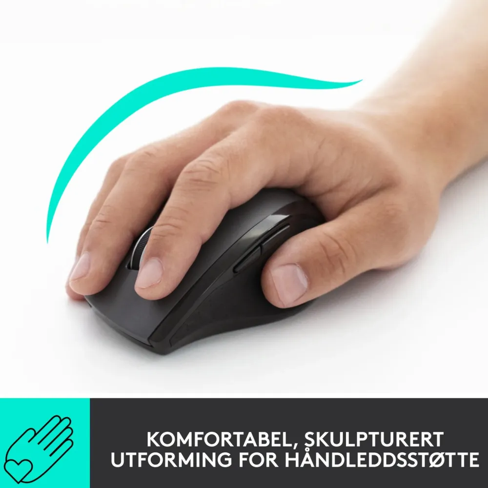 Logitech Datatilbehør|Ergonomi|M705 trådløs datamus