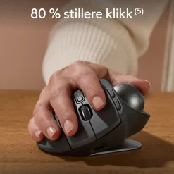 Logitech Datatilbehør|Ergonomi|MX Ergo S Ergonomisk mus med styrekule