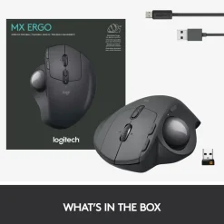 Logitech Datatilbehør|Datamus|MX Ergo Trådløs styrekule
