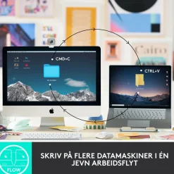 Logitech Tastatur|Gaming Tastatur|MX Keys Mini Trådløst tastatur Grå