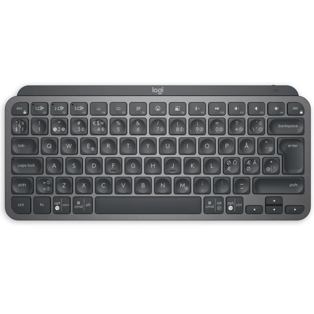 Logitech Tastatur|Gaming Tastatur|MX Keys Mini Trådløst tastatur Grå