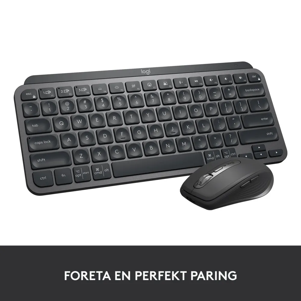 Logitech Tastatur|Gaming Tastatur|MX Keys Mini Trådløst tastatur Grå
