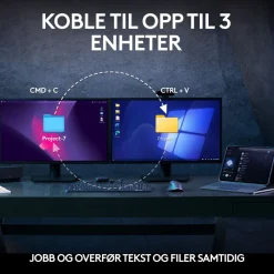 Logitech Tastatur|Gaming Tastatur|MX Keys S COMBO Trådløst tastatur og Mus