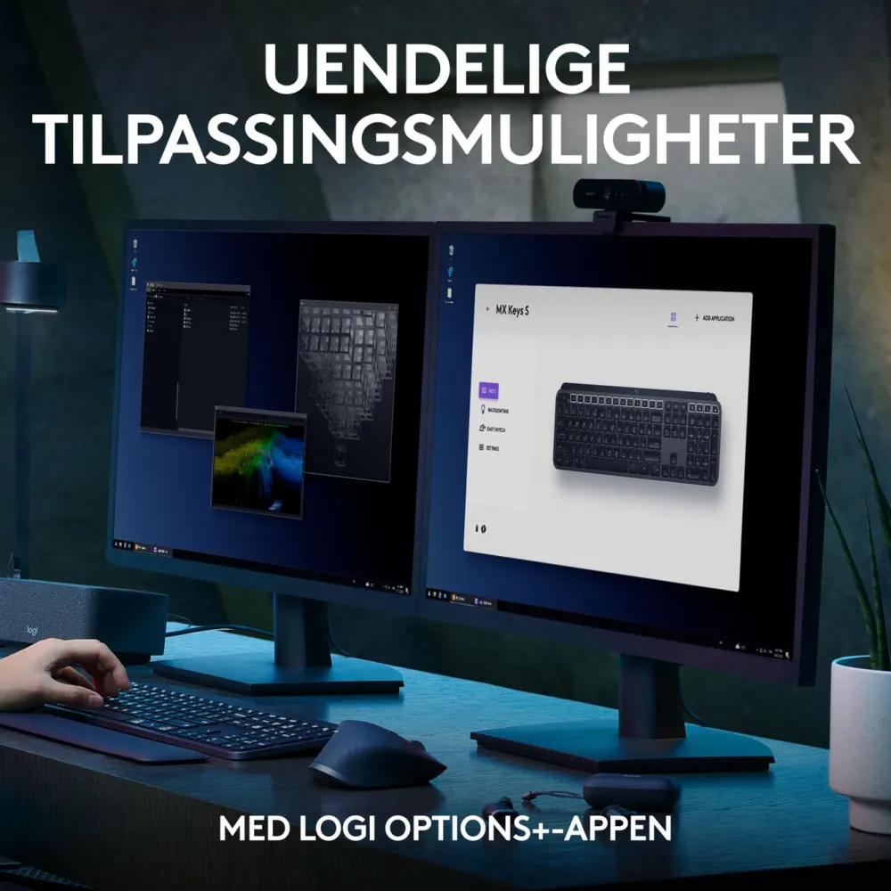 Logitech Tastatur|Gaming Tastatur|MX Keys S Trådløst tastatur