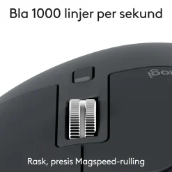 Logitech Datatilbehør|Ergonomi|Mx Master 3s Trådløs datamus
