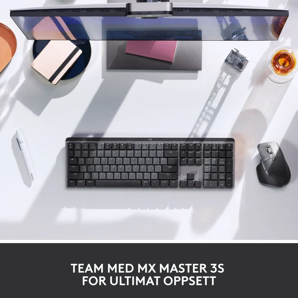 Logitech Tastatur|Gaming Tastatur|Mx Mechanical Mekanisk tastatur Brown Tactile Quiet
