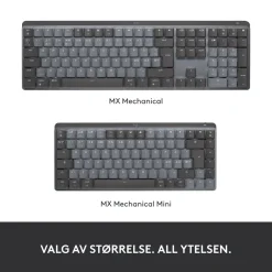 Logitech Lagring|Tegnebrett|Mx Mechanical Mini Trådløst mekanisk tastatur Brown Tactile Quiet