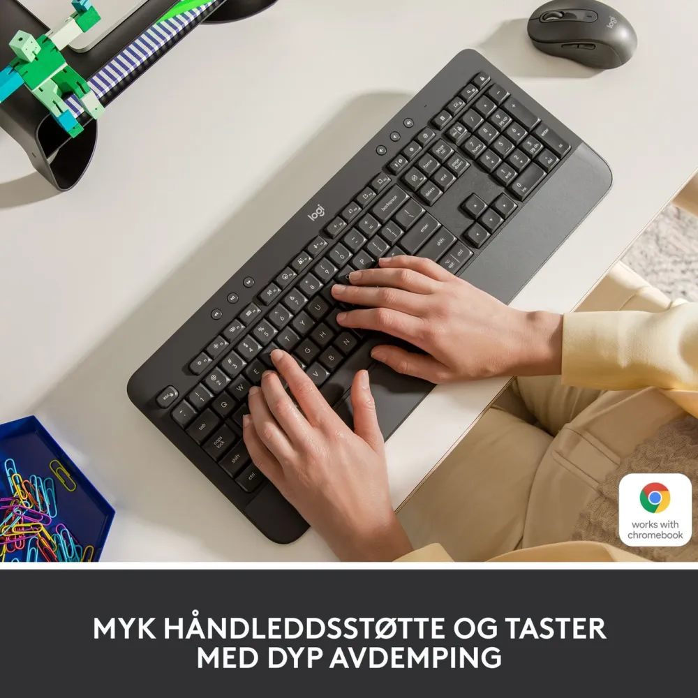 Logitech Tastatur|Gaming Tastatur|Signature K650 Trådløst tastatur Graphite